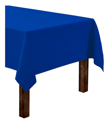 Mantel Rectangular Gee Di Moda - Mantel Azul Real De 60 X 12