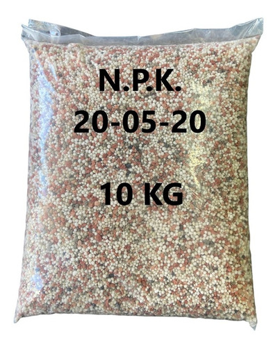 Adubo Fertilizante Npk 20-5-20 P/ Plantas Vasos Flores 10kg