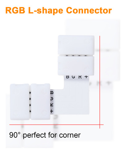 Kit De Conectores De Faixa De Led De 4 Pinos Para Faixa De L