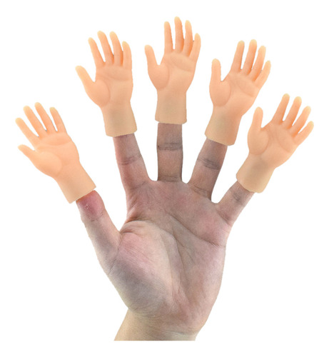 10 Divertidas Marionetas De Mano Naranjas, 2 Unidades, Minid