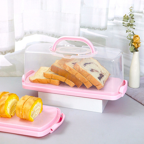 & Caja De Transporte Q Cake Rectangular En Verde Con Doble
