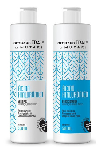  Shampoo Condicionador Amazon Trat® Mutari Ácido Hialurônico