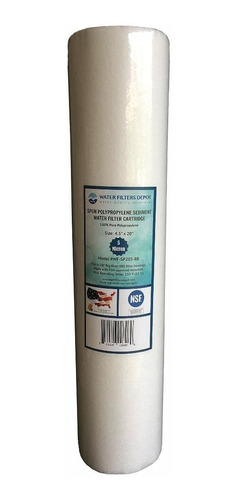 Wfd, Wf-sp205-bb 4.5 X20  5 Micron Sediment Water Filter Car