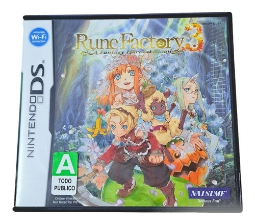 Rune Factory 3 A Fantasy Harvest Moon Nintendo Ds (Usado)