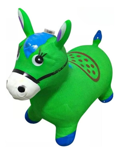 Juguete infantil Rubber Horse Upa Upa Pula de color verde