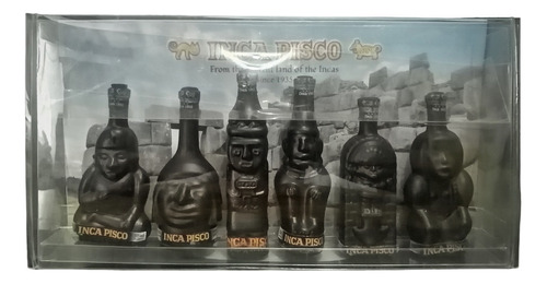 Inca Pisco Pack De 6 Miniaturas