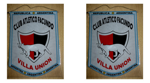 Banderin Grande 40cm Club Atletico Facundo Villa Union