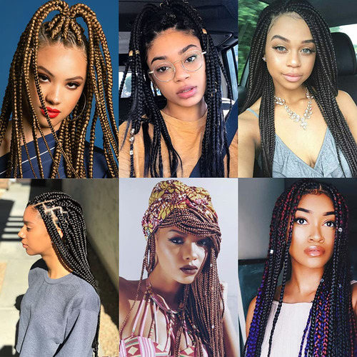 7packs 18inch Box Braids Crochet Braids Mambo Twist Braiding