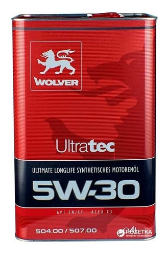 Aceite Wolver Ultratec 5w30 4lt