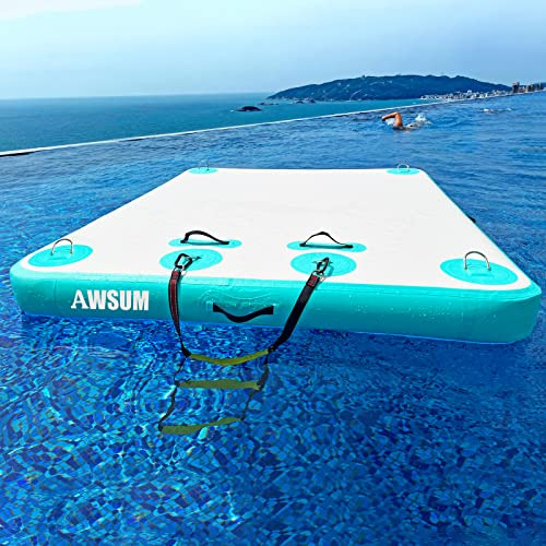 Inflable Alberca Awsum Plataforma Juego Aire Libre Playa Rio