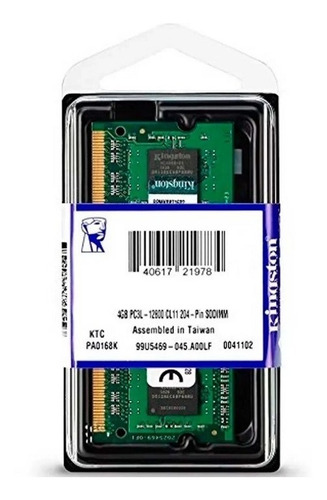 Imagen 6 de 6 de Memoria Ram Ddr3 Sodimm Kingston 4gb 1600mhz Pc3-12800 1.35v
