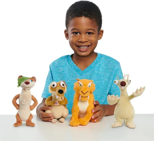 Set De Peluches De La Era De Hielo Pack 4 Just Play Env o gratis