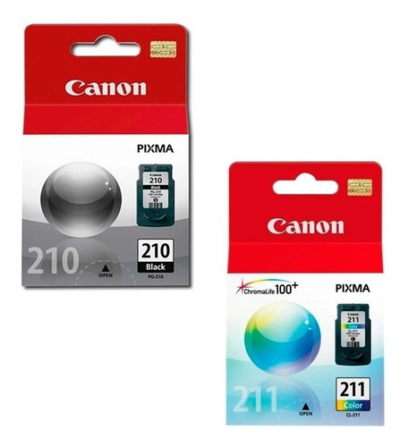 Combo Canon Pg-210 Cl-211 Negro Color