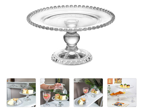 Taza De Postre Con Bandeja De Cristal Para Aperitivos