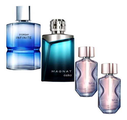 Perfume Magnat+ Dorsay Infinity + 2 Mia - mL a $229