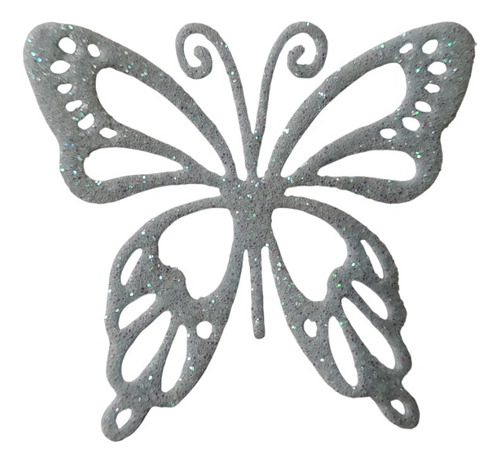 Mariposas Troqueladas Tonos Pasteles Goma Eva Gli(20 Utotal) Colores Surtidos Mariposas En Tonos Pasteles