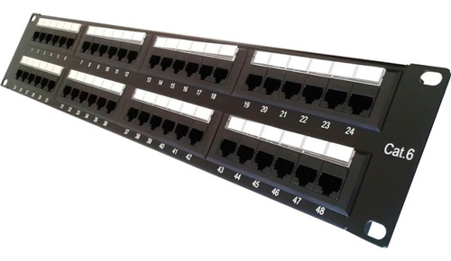 Patch Panel 1375015-2 Te Cat 6 Sl Series 110 48 Ptos C50