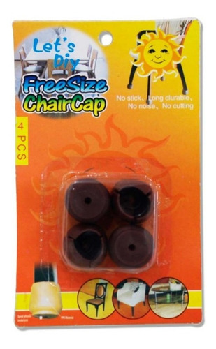 Imagen 2 de 6 de Protector Tope Para El Piso De Las Patas De Silla Mesa X4