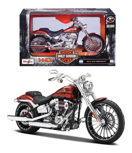 Moto Maisto Harley Davidson 2014 Cvo Breakout 1:12 Ofert!