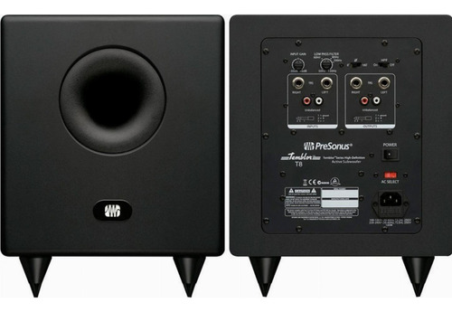 Subwoofer Activo De Estudio Presonus Temblor T8 Cabina Bafle