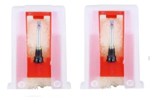 comprar Agulha Cristal Toca Disco Vitrola Echo Vintage Diamond 2pçs