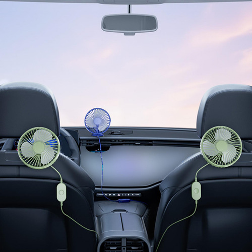 Fan Do Ventilador De Resfriamento De Carro Usb Verde