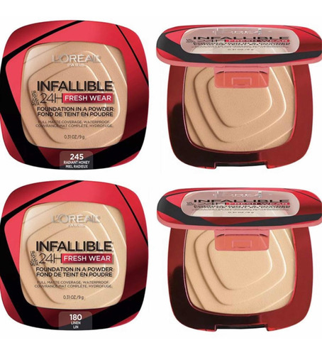 Base En Polvo Infallible 24h Fresh Wear Loréal Paris