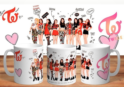 Taza - Tazón Twice K-pop De Cerámica