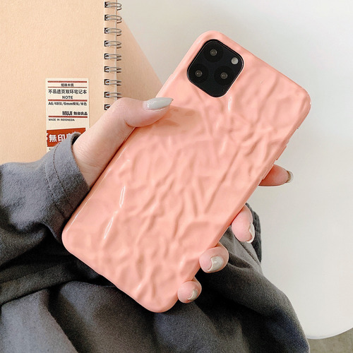 Funda Para iPhone Colores Vivos Textura 3d Moda D Goma +mica