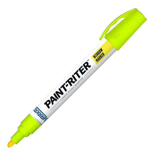 Marcador Paint Riter Para Vidrio Amarillo (12 Pzas)