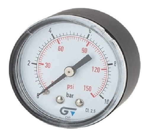 Manómetro Genebre Reloj 53mm 1/4   0-10bar / 0-150 Psi 
