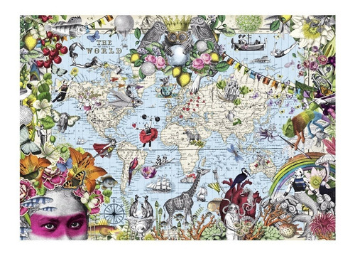 Imagen 2 de 3 de Puzzle 2000 Pz - Quirky World Pabuku- Heye 29913