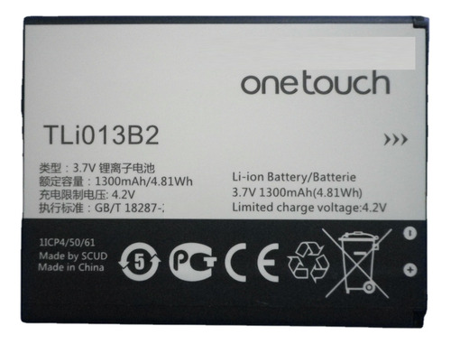 Bateria Tli013b1 Para Alcatel One Touch Tli013b2 Garantia