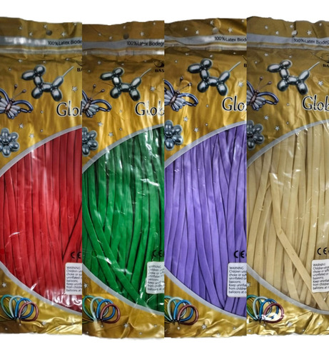 600 Globo Salchicha, Zeppelin Largos #270 Colores