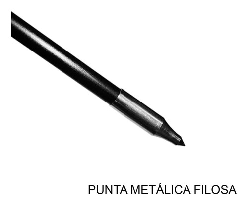 Imagen 3 de 7 de Flecha X12 Fibra De Vidrio 30'' Blk Arco Recurvo Punta Fija