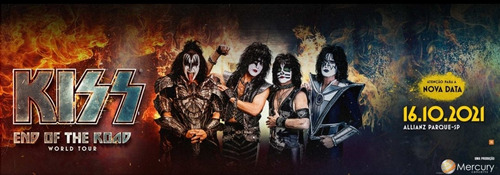 1 Ingresso Kiss São Paulo 2021 Pista Premium