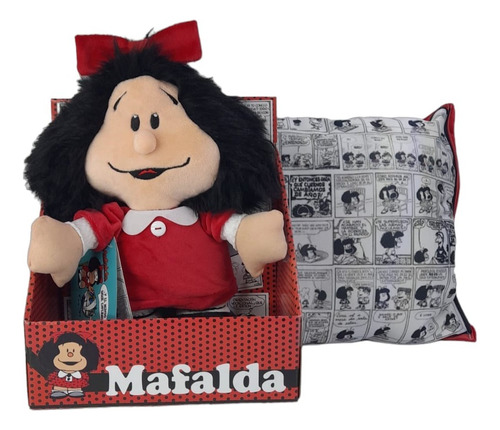 Mafalda De Peluche Suave De 28cms (incluye Almohada) 