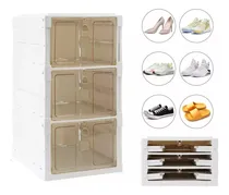 Comprar Organizadores De Zapatos Cajas Apilables Zapateras 3 Niveles