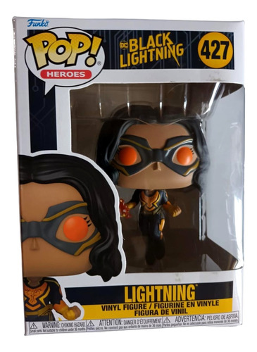 Figura Funko Pop - 427 Lightning - Dc Black Lightning
