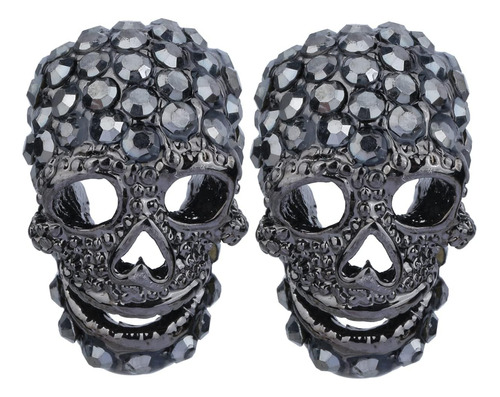 Szxc Aretes De Calavera Para Mujer Joyas Góticas Sin Níquel 