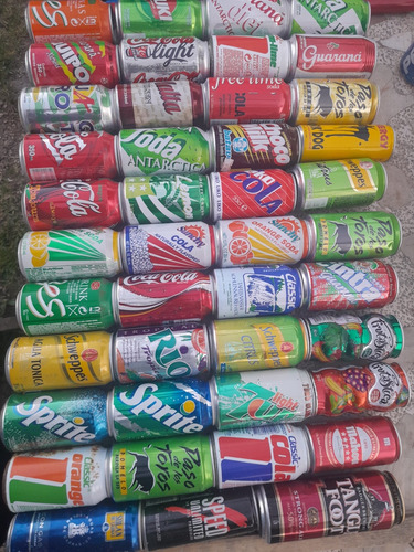 Lote De 43 Latas Vacías Coleccionables 