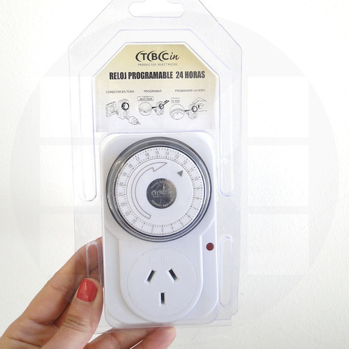 Interruptor Reloj Mecanico Timer Programable Enchufable 24h