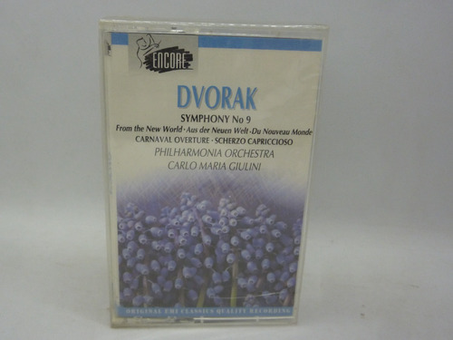 Dvorak Symphony 9 Carlo Maria Giulini Cassette Nuevo