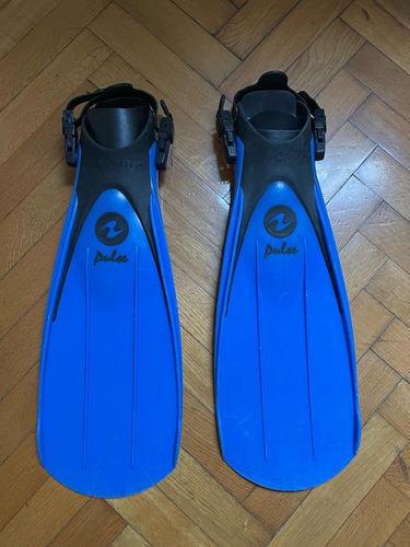 Aletas Aqualung, Pulse Fin Blue Large, Usadas