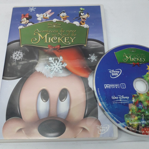 Dvd - Aconteceu De Novo No Natal Do Mickey Walt Disney  