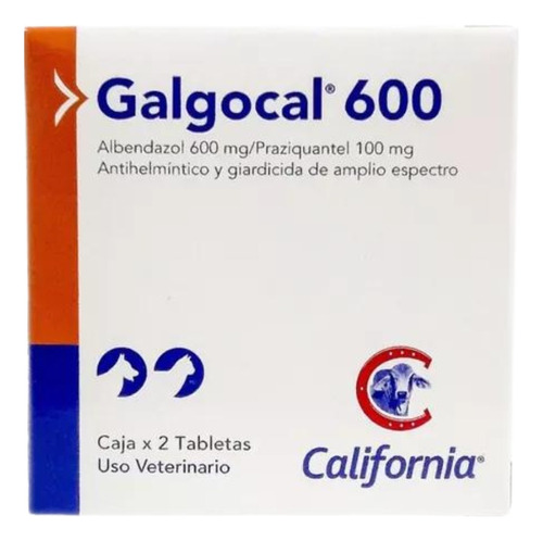 Galgocal 600 Desparasitante Perros Y A