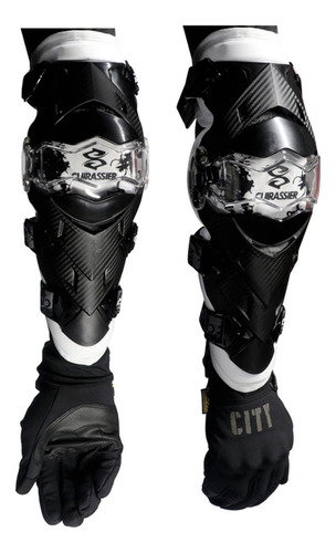 Aruoy Cuirassier E09 - Coderas De Protección Para Motocross