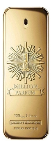 Perfume masculino Paco Rabanne One Million Parfum 100ml sem caixa, volume unitário de 100 ml