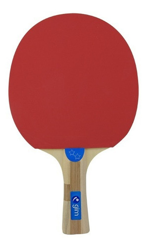 Pack de 4 raquetas de ping pong GIM 15RAQUET056CH roja Cóncavo