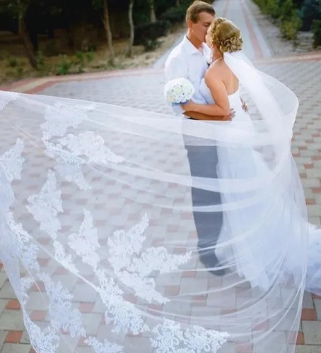 Velo De Novia De Encaje Velo De Novia Con Bordado